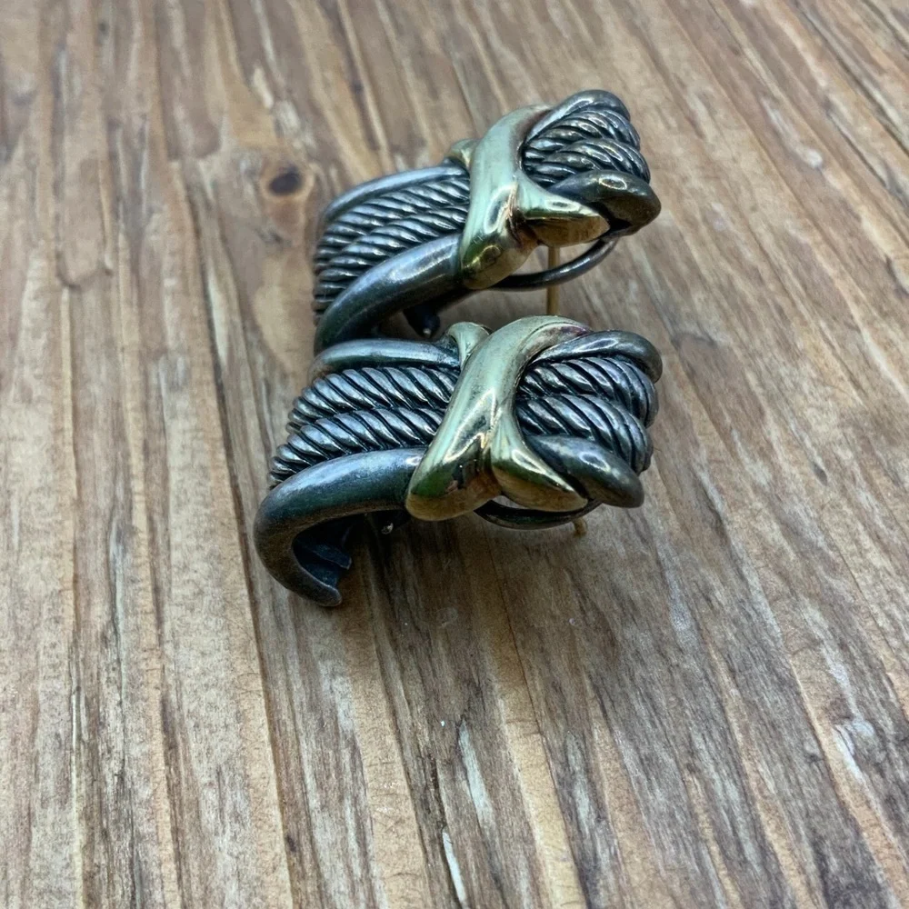 David Yurman 925 Vintage Double X Twisted Fren